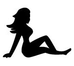 MUD FLAP GIRL DECAL