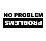 NO PROBLEMS DECAL