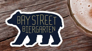 Bay Street Biergarten Die Cut Stickers