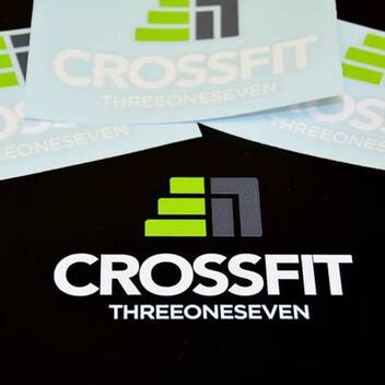 Crossfit 317 Multi Color Transfer Sticker