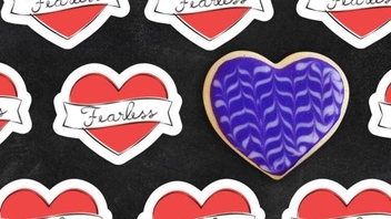 Fearless Baking Die Cut Stickers