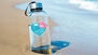 Heart Ocean Water Bottle Sticker