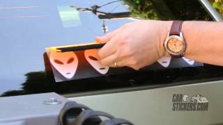 How To Install The Alien Family Stickers