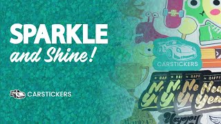 Specialty Material Stickers for Every Occasion!