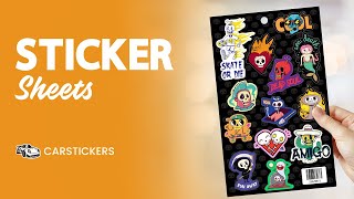 Create Custom Sticker Sheets with your own Design