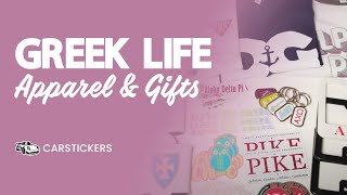 Custom Greek Life Apparel & Gifts