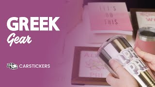 Greek Life Stickers