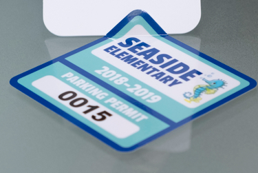 Removing a Sticker - Step 1