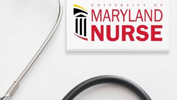 University of Maryland Nursing School Rectangle Stickers