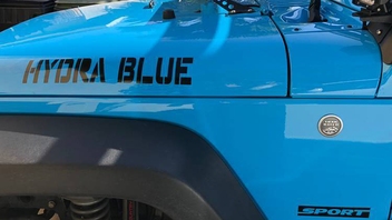 Vinyl Lettering Hydra Blue