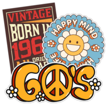 1960s Stickers