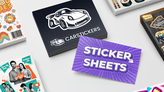 A collection of sticker sheets