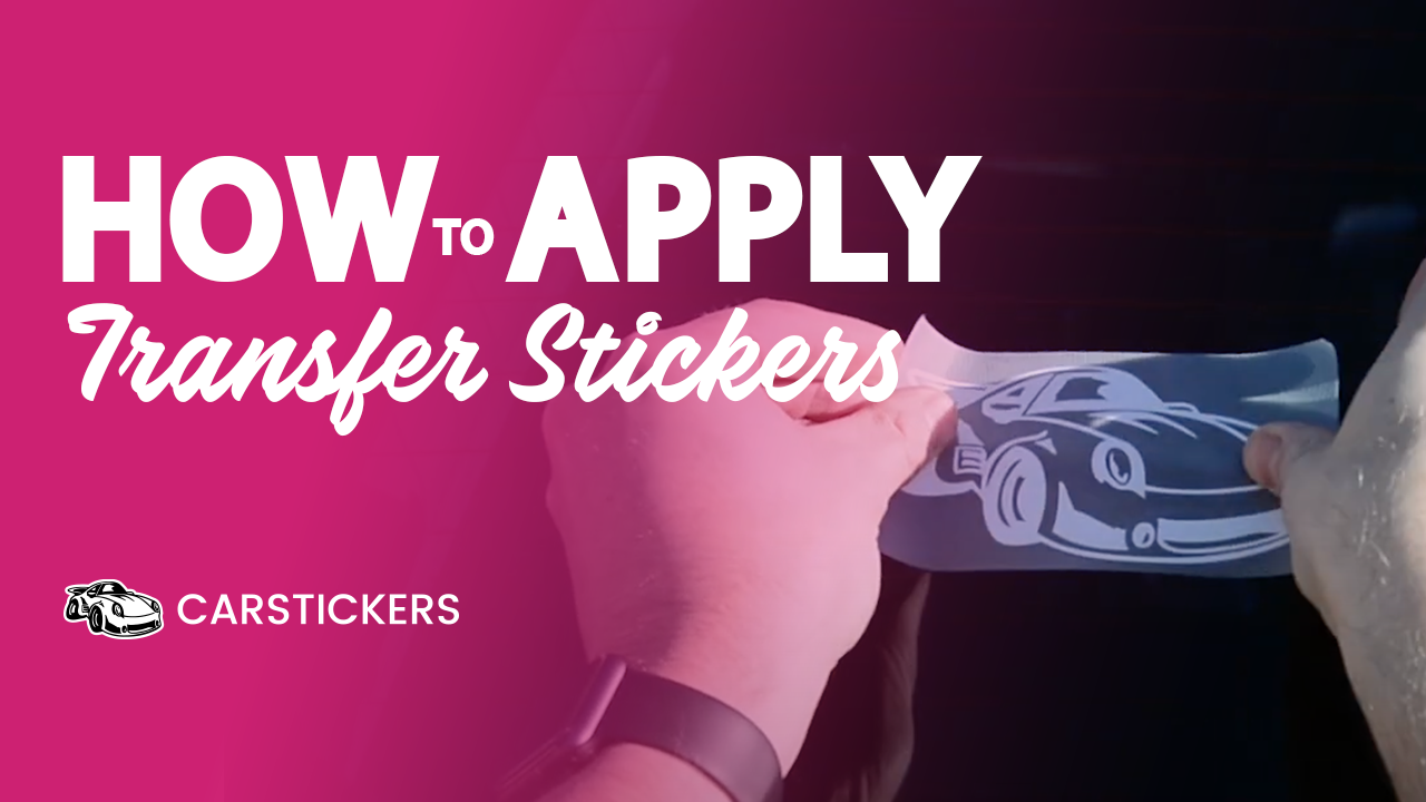 How To Apply Transfer Stickers