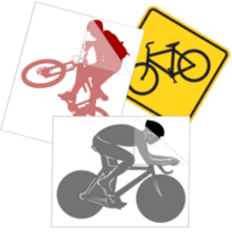 Bicycling Stickers