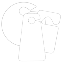 Blank Parking Permit Hang Tag