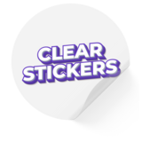 Clear background sticker that blends into any surface