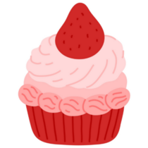 Coquette Cupcake Sticker