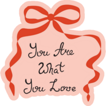 Coquette Quote Sticker