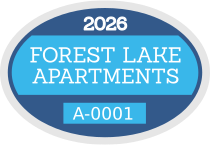 Custom Oval Apartment Parking Permits