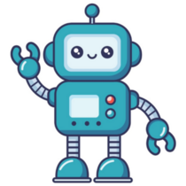 Cute Kawaii Robot Sticker