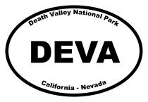 Death Valley National Park Oval Sticker