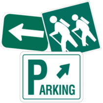 Directional Sign Stickers