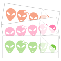 Family Stickers - Alien Family
