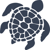 Graceful Sea Turtle Sticker