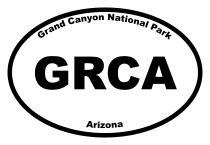 Grand Canyon National Park Oval Sticker