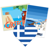 Greece Stickers