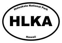 Haleakala National Park Oval Sticker