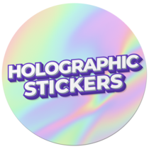 Holographic Printed Stickers Thumbnail - New