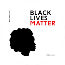 Illustration With The Text black Lives Matter Sticker