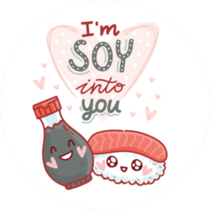 Im Soy Into You Sticker