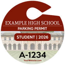 Institution Hang Tag Image - Circle