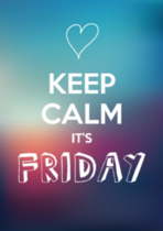 Keep Calm Its Friday Sticker