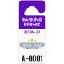 Long Hang Tag Permit with Your Logo
