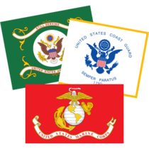 Military Flag Stickers