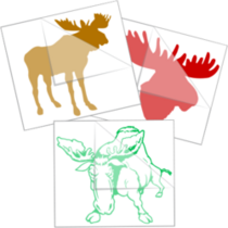 Moose Stickers