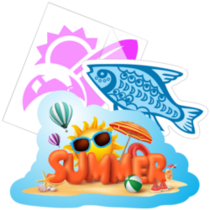 Ocean Beach Stickers