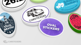 Oval Sticker Stacks