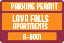 Parking Permit Rectangle 4