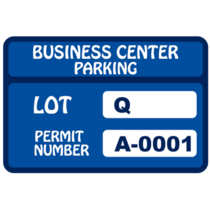 Parking Permit Rectangle 6