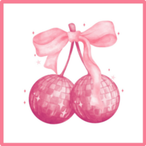 Pink Disco Coquette Sticker