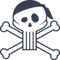 Pirate Skull And Cross Bones Sticker
