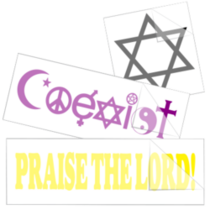 Religious Saying Stickers