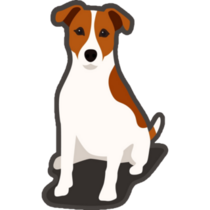 Simple Terrier Sticker