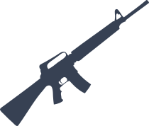 Soldier Rifle Sticker