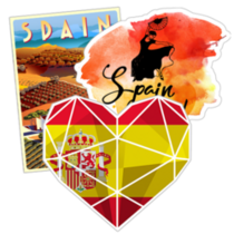 Spain Stickers and Decals