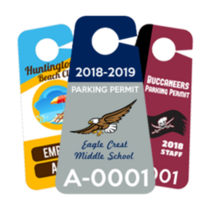 Triangle Hang Tag Parking Permits